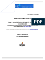Protocolo de atualização CNES