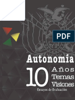 10 Años de Autonomia Mario Galindo