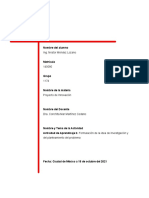 Formulación de La Idea de Investigación y Del Planteamiento Del Problema