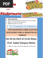 Experiencia 2 - Mayo