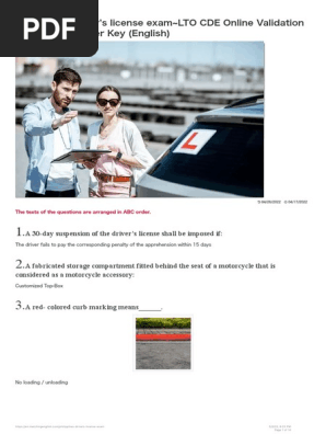 LTO CDE Online Validation Exam 