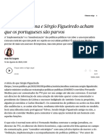 "Fernando Medina e Sérgio Figueiredo Acham Que Os Portugueses São Parvos" - Ana Sá Lopes, Público