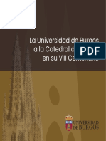 La Universidad de Burgos A La Catedral de Burgos en Su VIII Centenario (Recurso Electrónico)