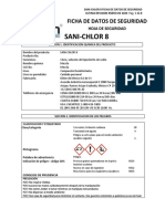 Sani-chlor 8 SDS guía de seguridad