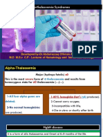 4 - Alfa Thalassemia Syndromes