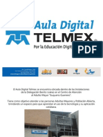 Aula Digital Telmex Delegación Benito Juárez  Centro de Atención al Adulto Mayor “Euquerio Guerrero”. 