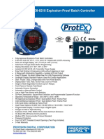 Protex-Max Pd8-6210 Explosion-Proof Batch Controller: Instruction Manual