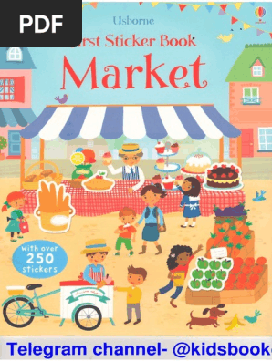 Usborne First Sticker Book Market