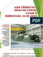 Centrales Termicas Turbinas de Vapor Clase 9 23 06 2021