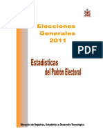 Poblacion Electoral 2011