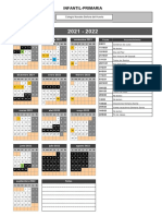 Calendario Infantil Primaria 21 22