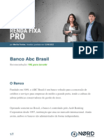 15082022 - NORD - Renda Fixa - Banco ABC