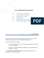 Tema 6 Subsistema Financiero