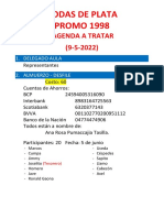 Promo 98 - Agenda A Tratar