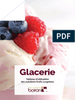 Tableau de Recettes Glacerie Sources Verger Boiron