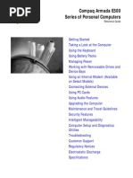 Compaq Armada E500 Series of Personal Computers: Reference Guide