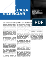 "Leyes para Silenciar": El CONTUNDENTE Reporte de IPYS Que Muestra Cómo La Censura Se Ha Hecho Norma en Venezuela