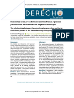 HUNTER, Iván (2020) - Relaciones Entre Procedimiento Administrativo y Proceso Jurisdiccional en El Reclamo de Ilegalidad Municipal