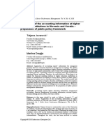 Application of The Accounting Information at Higher Education Institutions in Slovenia and Croatia - Preparation of Public Policy Framework