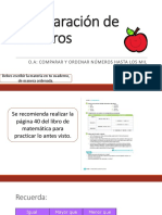 Semana 4 Comparar y Ordenar Números. 5to