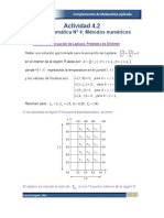 Ecuación de Laplace métodos numéricos