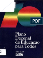 03.05 - Plano de Decenal Educação Para todos 1993 2003