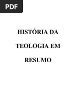HISTÓRIA DA TEOLOGIA