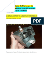 ?radioatividade Do Filamento Da Magnétron Existe Cientificamente