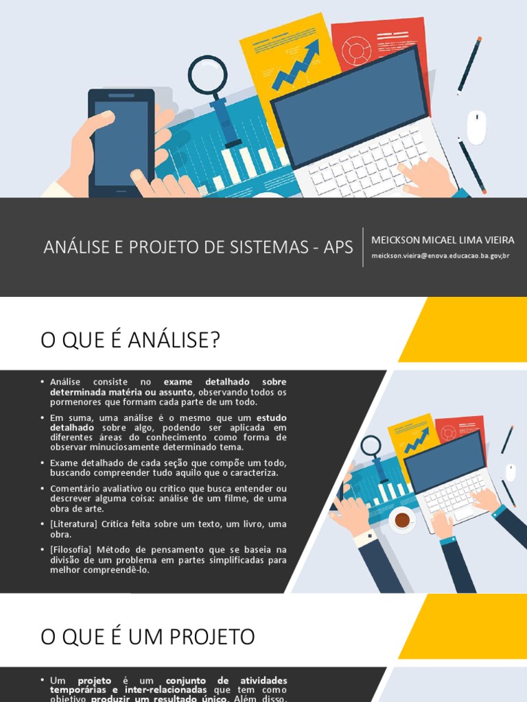 Análise e Projeto de Sistemas Explicados | PDF | Informação | Sistema ...