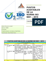 Puntos Auditables de La Norma Iso 9001-2015