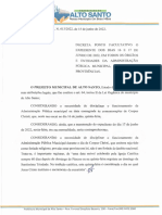 Decreto Municipal de ponto facultativo em Alto Santo