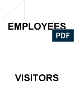 Employees Visitors