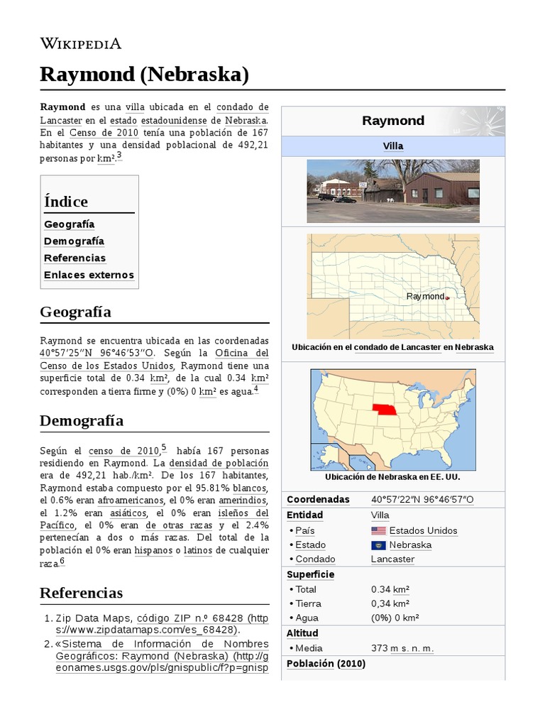 Raymond (Nebraska) PDF