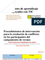 Procedimientos de Intervención para La Resolución de Conflictos en Los Participantes Del Campamento de Verano V3