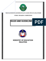 Rules and Guidelines: Ministry of Education Malaysia