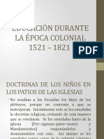 Educacion en La Epoca Colonial (1) - 081204