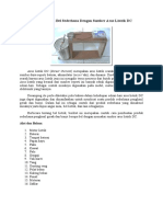 Cara Membuat Bel Sederhana Dengan Sumber Arus Listrik DC