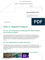 6.7 Título VI - Régimen Probatorio - Estatuto - Co