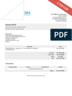 Invoice #1475: PT. EIKON Technology