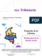 Reforma tributaria para reducir la pobreza y desigualdad en Colombia