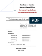 Guia Proyecto Investigacion - Circuitos - Electronicos