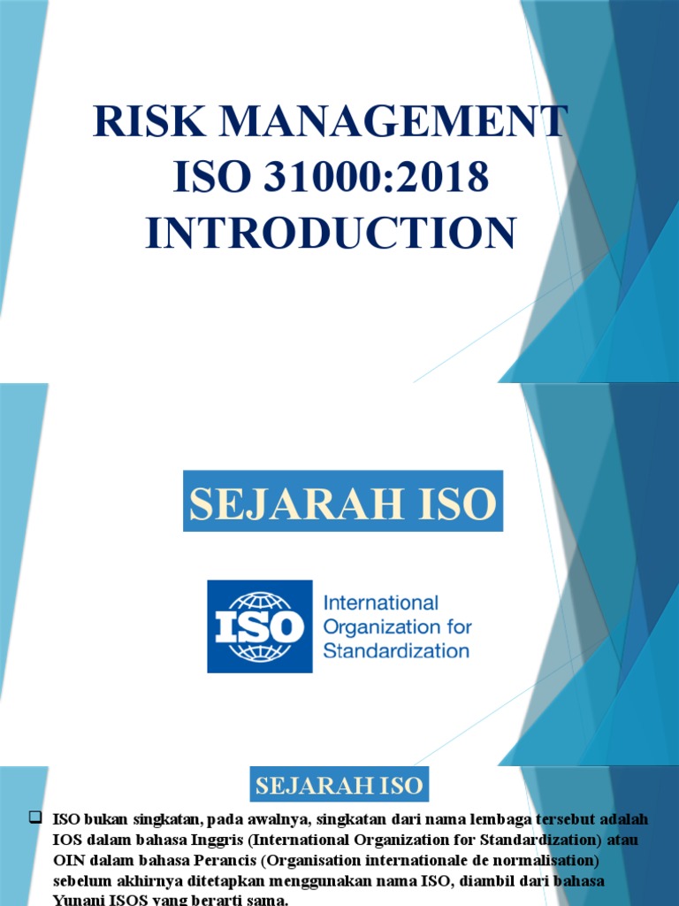 ISO 31000 2018 Introduction Training 2020 Rev | PDF