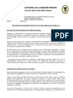 Resumen de Prohibiciones Éticas Del Empleado Publico-Hacer Uso de Informacion Privilegiada, Presionar, Amenazar Yo Acosar - Amos Leroy