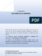 Los Fines de La Empresa y La Mediana Empresa