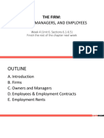 Lecture Slides 4 - The Firm Owners, Managers Employees
