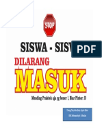 Siswa Dilarang