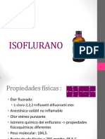 Isoflurano Desflurano y Sevoflurano