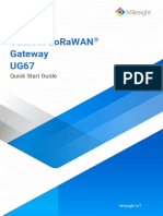 Outdoor Lorawan Gateway Ug67: Quick Start Guide