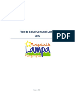 Plan de Salud Comunal Lampa 2022