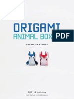 Origami Animal Boxes Kit - Cute Paper Models With Secret Compartments!